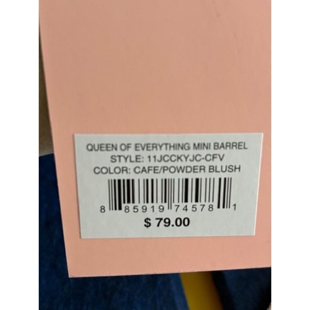 NWT Juicy Couture Queen Of Everything Velour Mini Barrel Bag - Picture 9 of 9